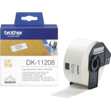 brother DK 11208 Adress Etiketten 38 x 90 mm weiß 1...