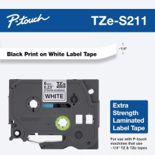 brother TZe Tape TZe S211 Schriftband extra stark 6 mm...