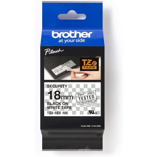 brother TZe Tape TZe SE4 Safety Band Bandbreite: 18 mm