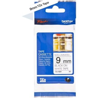 brother TZe Tape TZe N221 Schriftbandkassette Bandbreite: 9 mm