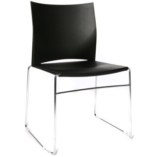 Topstar Besucherstuhl "W Chair" schwarz (Preis pro Stück)