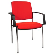 Topstar Besucherstuhl "BtoB 10 Polster" rot...