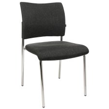 Topstar Besucherstuhl "Visit 10 Polster" anthrazit (Preis pro Stück)