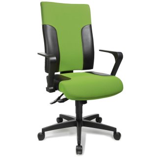 Topstar Bürodrehstuhl "Two 20" grün / schwarz (ohne Armlehnen)