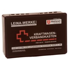 LEINA KFZ Verbandkasten Standard Inhalt DIN 13164 schwarz