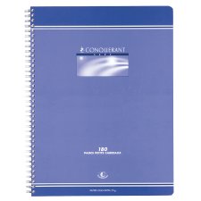 CONQUERANT SEPT Spiralbuch 170 x 220 mm kariert 50 Blatt