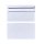Herlitz Briefumschlag DIN Lang ohne Fenster weiß selbstklebend 25 Briefumschläge
