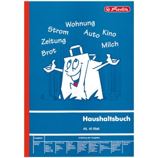 Herlitz Formularbuch "Haushaltsbuch" DIN A5 40 Blatt