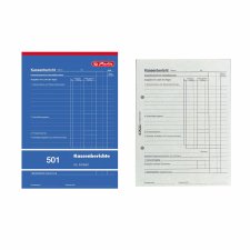 Herlitz Formularbuch "Kassenbericht 501" DIN A5...
