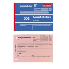 Herlitz Formularbuch "Ausgabebeleg 302" DIN A6...
