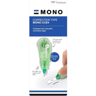 TOMBOW Korrekturroller "MONO CT CCE4" 4,2 mm x 6 m grün
