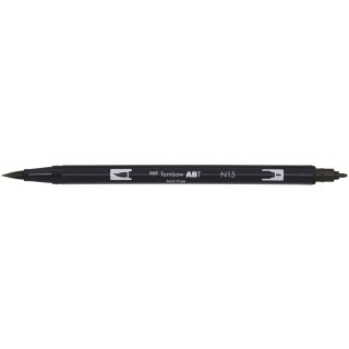 TOMBOW Doppelfasermaler "Dual Brush Pen ABT" 0,8 - 3,3 mm black