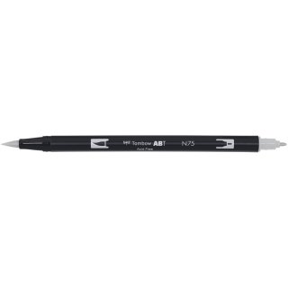 TOMBOW Doppelfasermaler "Dual Brush Pen ABT" 0,8 - 3,3 mm cool grey 3