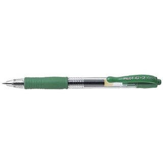 PILOT Gelschreiber G2 05 Strich /Gehäusefarbe: grün