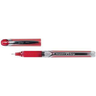 PILOT Tintenroller Hi tecpoint V5 Grip Strichfarbe: rot