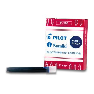 PILOT Tintenpatronen Namiki für Füllhalter Capless nacht blau (12 Patronen)