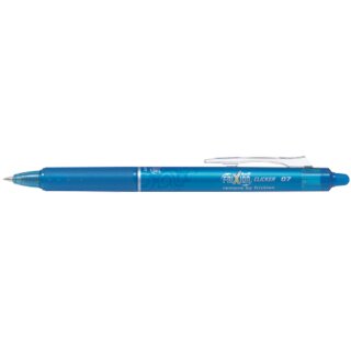 PILOT Tintenroller FRIXION BALL CLICKER 07 hellblau