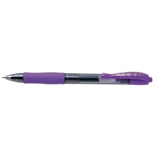 PILOT Gelschreiber G2 07 Strich /Gehäusefarbe: violett