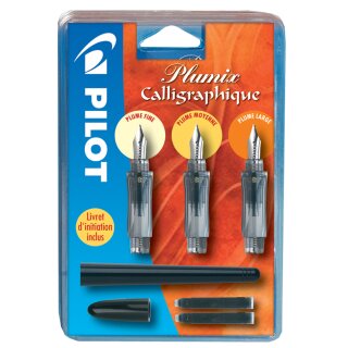 PILOT Kalligraphie Füllhater Plumix 3er Set