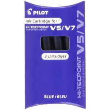 PILOT Tintenpatronen für Tintenroller V5/V7 blau (3...