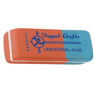 Läufer Naturkautschuk Radierer DOPPEL Läufer UNIVERSAL
