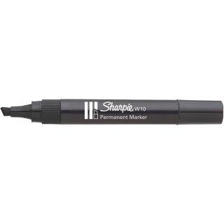Sharpie Permanent Marker W10 Keilspitze Strichstärke: 1,5 - 5,0 mm schwarz