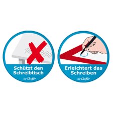 Läufer Schreibunterlage DURELLA TRANSLUZENT NEON grün