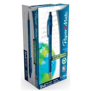 Paper:Mate Druckkugelschreiber FlexGrip Ultra blau
