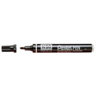 Pentel Permanent Marker N50 Strichstärke: 1,5 mm schwarz Rundspitze