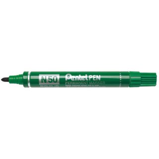 Pentel Permanent Marker N50 grün Rundspitze