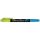 Pentel Textmarker "TWIN CHECKER" 2 Spitzen gelb/blau