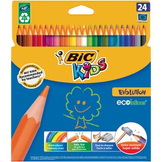 BIC KIDS Buntstifte Evolution ecolutions 24er Kartonetui