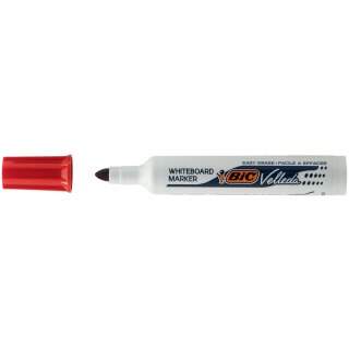 BIC Whiteboard Marker Velleda 1711 Rundspitze rot
