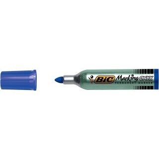 BIC Permanent Marker Marking Onyx 1482 Rundspitze blau