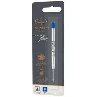 PARKER Kugelschreiber Mine QUINKflow F blau Blister