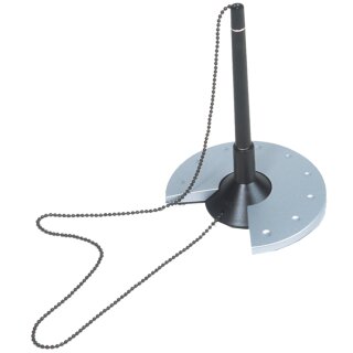 helit Kugelschreiber Ständer Silver schwarz/silber