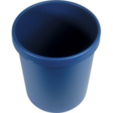 helit Gross Papierkorb 30 Liter PE blau