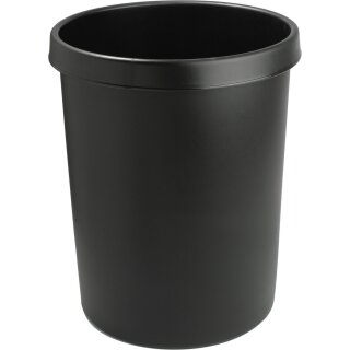 helit Gross Papierkorb 45 Liter PE schwarz