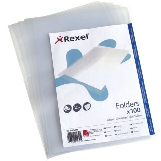 REXEL Sichthülle Economic A4 PP genarbt 0,10 mm