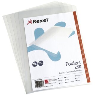 REXEL Sichthülle Top Quality A4 PP milchig 0,15 mm 50 Hüllen