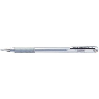Pentel Gel Tintenroller Hybrid Gel Grip Metallic K118 silber