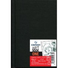 CANSON Skizzenbuch ARTBOOK ONE DIN A6 schwarz 100 Blatt