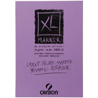 CANSON Skizzen und Studienblock "XL MARKER" DIN A3 100 Blatt