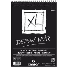 CANSON Skizzen und Studienblock XL Black DIN A4 schwarz...