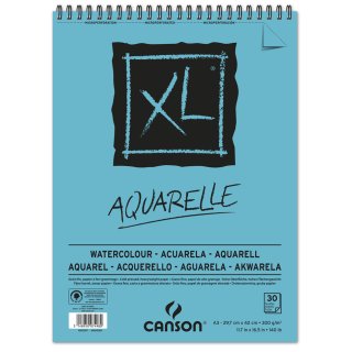 CANSON Skizzen und Studienblock XL Aquarelle DIN A3 30 Blatt