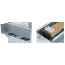 ALUMAXX Pilotenkoffer "BETHA" Aluminium silber
