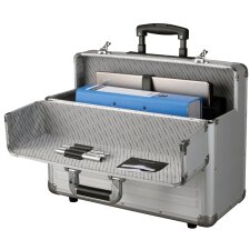 ALUMAXX Pilotenkoffer "OMEGA" Aluminium silber