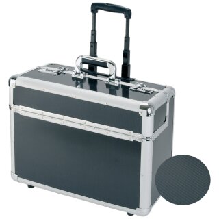 ALUMAXX Pilotenkoffer "CARBON" Aluminium silber / carbon