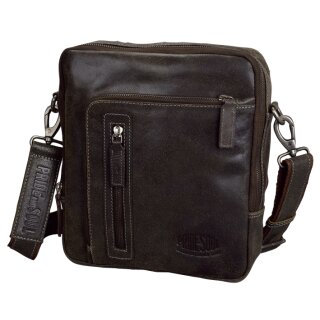 PRIDE&SOUL Umhängetasche "WRETCH" aus Leder braun