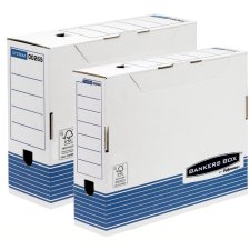 Fellowes BANKERS BOX SYSTEM Archiv Schachtel blau,(B)150 mm (Preis pro Stück)
